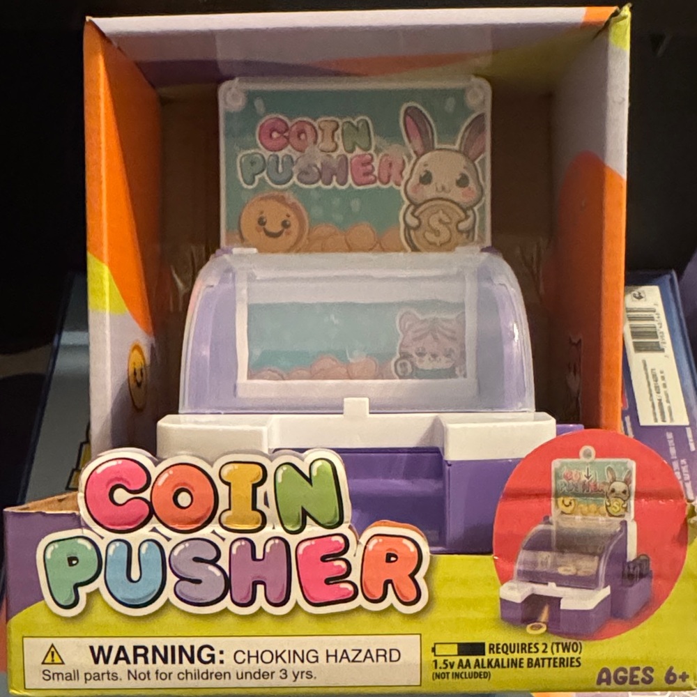 Coin Pusher Toy - Purple